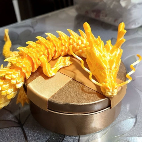 3d printing dragon wash-free chinese dragon decoration fish tank special landscape hydroponic full set desktop colorful cartoon long dragon