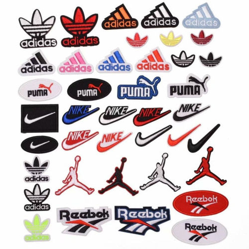 sports clothing brand logo logo patch decorative cloth applique clothes shoes and hats hole repair embroidery cloth label