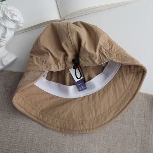 2025款赵露思同款防晒帽加大韩版渔夫帽子大檐防晒遮阳帽