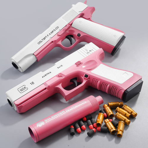 glock shell soft bullet gun tiktok same style children‘s toy gun bullet safety gun boy toy boy pistol