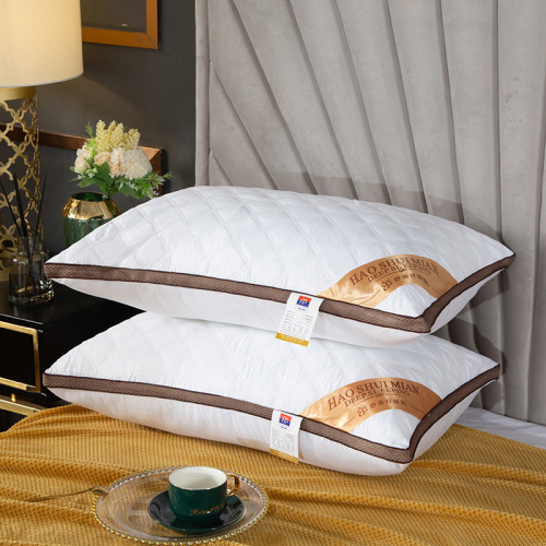 factory direct sales feather silk cotton pillow core thickened quilted single pillow core washable pillow core gift pillow one-piece delivery