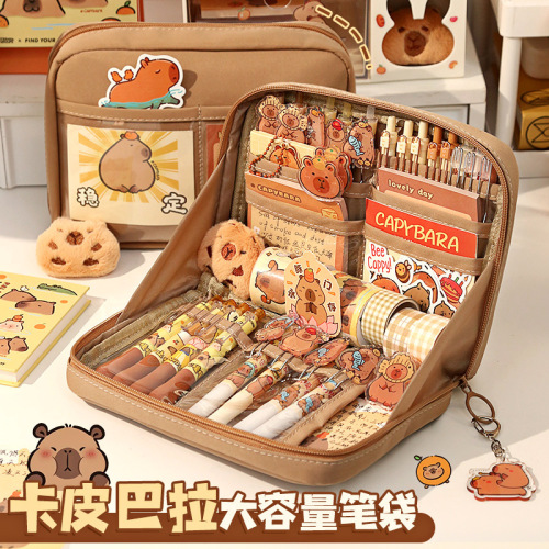 kabibala 12-layer pencil case large capacity stain-resistant ins good-looking stationery case pencil case niche giant can pack wholesale