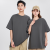 Plain round Neck Short Sleeve T-shirt Advertising Shirt Loose Trendy Group Clothes Blank Shirt Custom Printed Logo