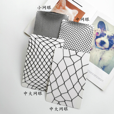 网袜走秀同款白色大网眼性感渔网袜子连裤袜丝袜女夏薄款ins潮
