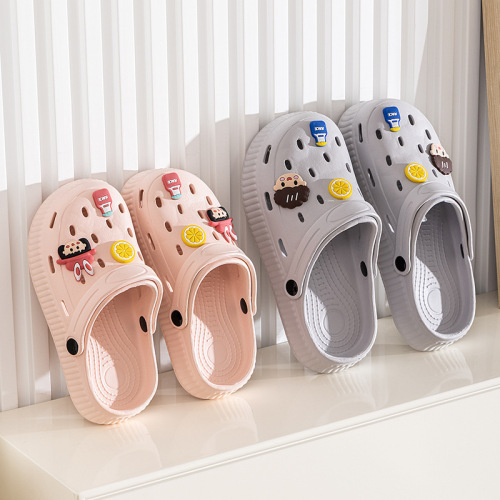 启达顺新款洞洞鞋夏季 高跟厚底防滑情侣男女沙滩漂流鞋厂家批发