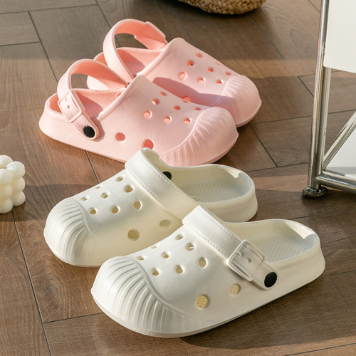 夏季新款女士洞洞鞋浴室内居家海边沙滩情侣凉鞋男外穿凉拖鞋批发