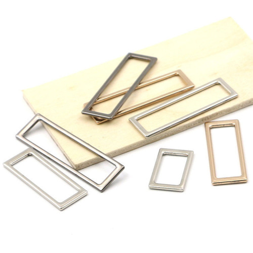 批发货源方形口字扣 时尚大气长方形扣服装箱包配件金属口字扣