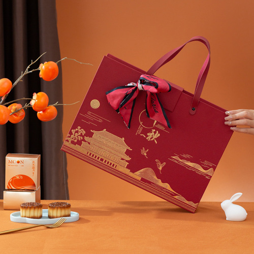 2023 creative mid-autumn festival moon cake gift box cold cover egg yolk crisp 6 tablets 8 tablets moon cake box gift box packaging box box