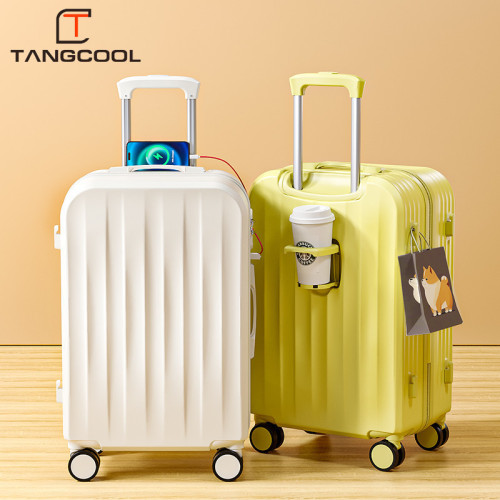 luggage female 24-inch trolley case female new student 20-inch boarding travel suitcase multi-functional password suitcase 26-inch