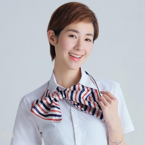 女士双层加大蝴蝶结领花领结银行空姐酒店学生商务领结现货批发