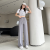 Ice Silk Wide-Leg Pants Women's Summer Thin 2024 New Casual High Waist Drooping Loose Qui-Drying Straight Cold Pants