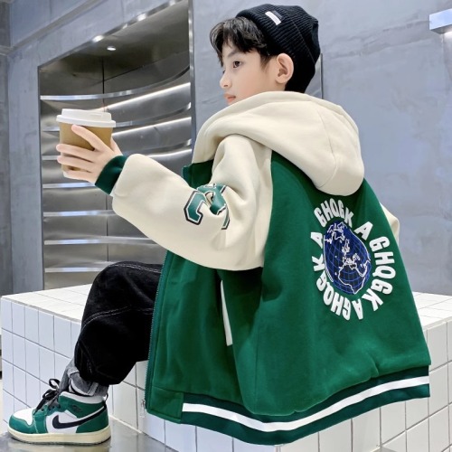 童装男童秋装外套春秋款新款儿童衣服男孩秋季中大童棒球服潮