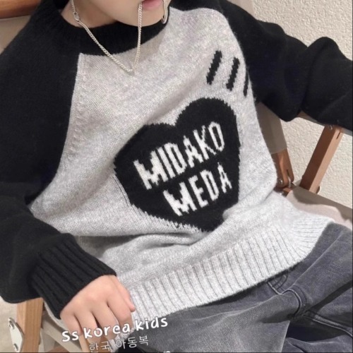 韩国童装儿童毛衣秋冬季新款线衣男女童中大童洋气打底针织衫