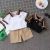 Children's Clothing Wholesale Factory Direct Sales Summer Pure Cotton Lapel Polo Shirt Short Sleeve Bag Collar Fashion Short Sleeve Suit Wholesale