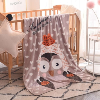 Factory Large Quantity and Excellent Price Children's Blanket Double-Layer Thickened Kindergarten Nap Blanket Dormitory Group Purchase Welfare Gifts for Personal Use