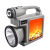 Multifunctional Fireplace Portable Lamp Rechargeable Outdoor Solar Remote Portable Searchlight Led Fireplace Light