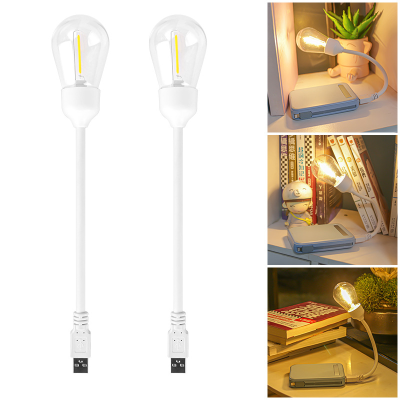 Popular New Usb Light Mini Tungsten Wire Small Night Lamp Atmosphere Plug-in Portable Smart Voice Control Small Night Lamp