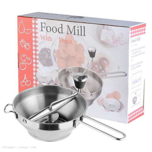 跨境不锈钢果酱机手动食物磨菜器磨泥器菜泥机研磨器磨泥器辅食