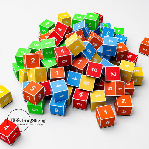 EVA玩具骰子 婚庆整蛊恶搞EVA筛子 EVA方块圆角研磨泡沫骰子