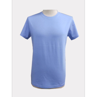 Solid Color round Neck Short Sleeves Advertising Shirt Factory Customization Sample Customization