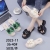[Foreign Trade Order] Women's Fashionable Outdoor Slippers Mid Heel One-Word Slippers Popular Summer Sandals Wholesale