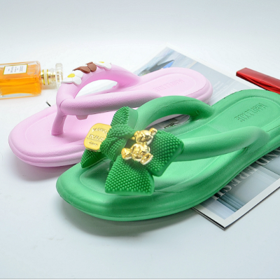 [Foreign Trade Order] Eva Flip-Flops Women's Summer Outer Wear Flip-Flops Platform Slippers Export Wholesale