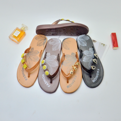 Popular Eva Flip-Flops Women's Summer Flat Non-Slip Flip-Flop Sandals Foreign Trade Order Wholesale African Middle East Slippers