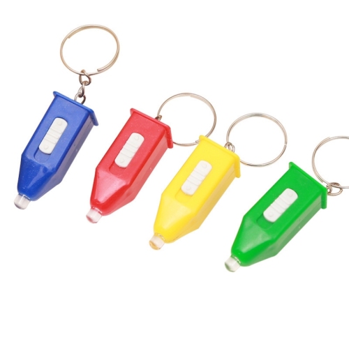 factory direct sales money detector keychain blue light led small flashlight pagoda-type money detector stall hot sale