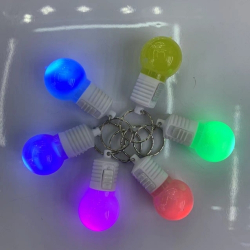 bulb keychain colorful bulb