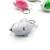Creative Exquisite Transparent Dolphin Led Luminous Keychain Push Scan Code Small Gift Keychain Pendant Crane Machine