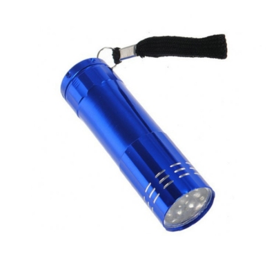 Mini 9led Aluminum Alloy Lamp Flashlight Mini Flashlight 3 7 Th Battery Gift Flashlight Wholesale
