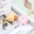 Creative Luminous Milk Box Keychain Cartoon Cute Bunny Panda Bear Pendant Bag Travel Gift Ornaments