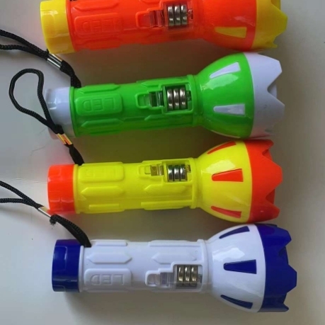 xy-q2 plastic electronic flashlight mini led portable transparent flashlight factory direct sales wechat drainage