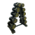 Army-Dumbbell Barbell Weightlifting Series-HJ-A185 Five-Pack Dumbbell Rack