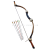 Huijunyi Physical Fitness-Leisure Sports Equipment Series-HJ-Z010 Retro Bow