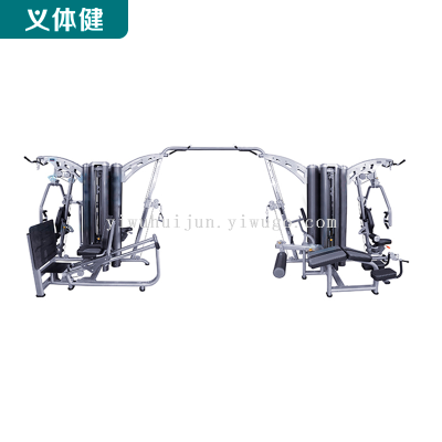 Huijunyi Physical Fitness-Multi-Functional Comprehensive Trainer-HJ-B384 Commercial Ten-Person Station Comprehensive Trainer