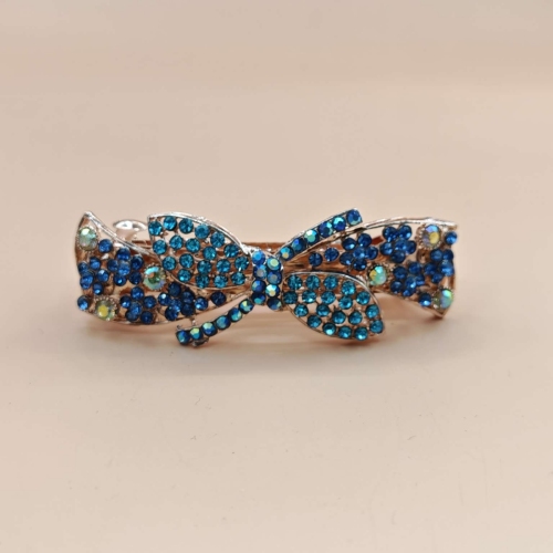 夹子头饰大号发夹女后脑勺妈妈发卡优雅中号横夹弹簧夹水钻顶夹