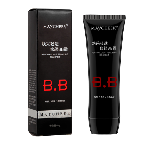 MAYCHEER Brightening Light and Transparent Face Repair BB Cream Moisturizing， Hydrating and Oil Controlling Not Easy to Makeup Waterproof Cover Fleck Base Cream