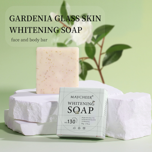 cross-border gardenia fragrance whitening soap nourishing skin rejuvenation lasting fragrance deep cleansing dirt facial soap