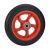 300-8 Plastic Core Solid Wheels Inflatable-Free Rubber Wheel 12-Inch Carrying Tiger Wheel Trolley Tire