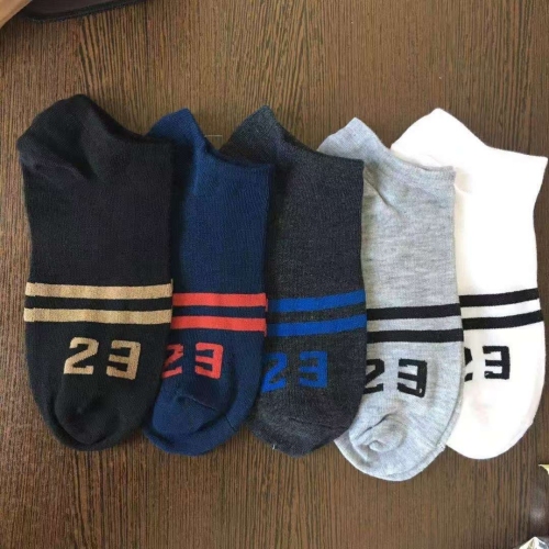 清仓爆款夏季男士176针 休闲运动透气船袜 多花型