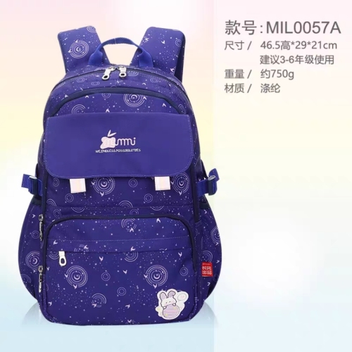 schoolbag for elementary school students grade 3-6 girls cute backpack large capacity super lightweight girls junior high school students korean style new
