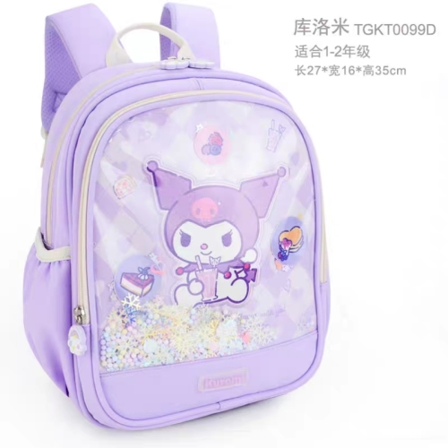 sanrio schoolbag primary school student grade two good-looking western style all-matching backpack melody clow backpack