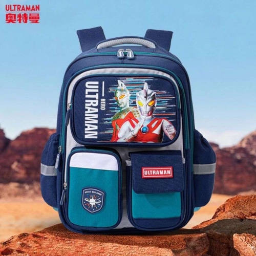 ultraman children‘s cartoon schoolbag primary school student first， second， third and fourth grade boys japanese spine protection rge capacity bapa