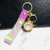 New Clamshell Pocket Watch Kawaii Rainbow Student Keychain Watch Creative Rotational Cartoon Quartz Watch