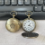 Factory Direct Sales Creative Ball Pocket Watch Bronze Pocket Watch Travel Commemorative Watch Retro Clamshell Pocket 