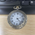 New Retro Digital Face Bronze Pocket Watch Necklace Watch Large Dial Flip Watch Travel Commemorative Watch Wholesale