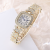 Foreign Trade Popular Style Cross-Border Square Women's Watch Korean Creative Blue Needle Number Literal Bracelet Watch