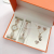 Cross-Border Fashion Bracelet Watch Women's Necklace Bracelet Ring Eardrops Gift Box Love Jewelry Gift Watch