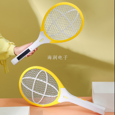 Electric Mosquito Swatter Lithium Battery Household Safety Strong Swatter with Light Solar USB Rechargeable Super Strong Exterminate Mosquito